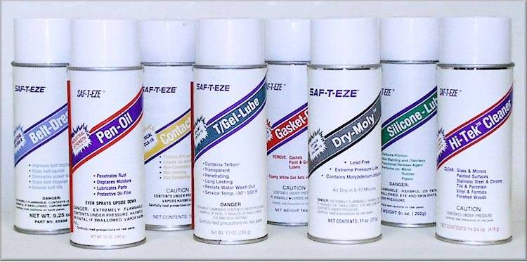 Produits de maintenance SAF-T-EZE en aérosol